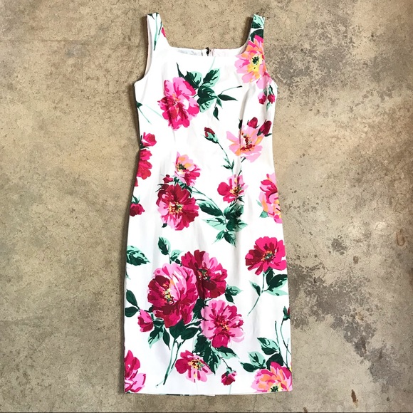 dolce and gabbana pink floral dress